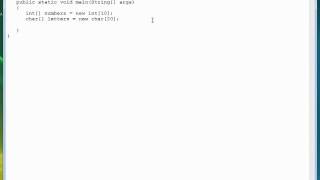 15 01 Declaring An Array