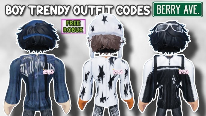 Boys emo outfit codes for bloxburg , berry avenue and hsl roblox