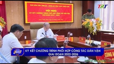 Ký kết chương trình phối hợp công tác dân vận giai đoạn 2022-2026