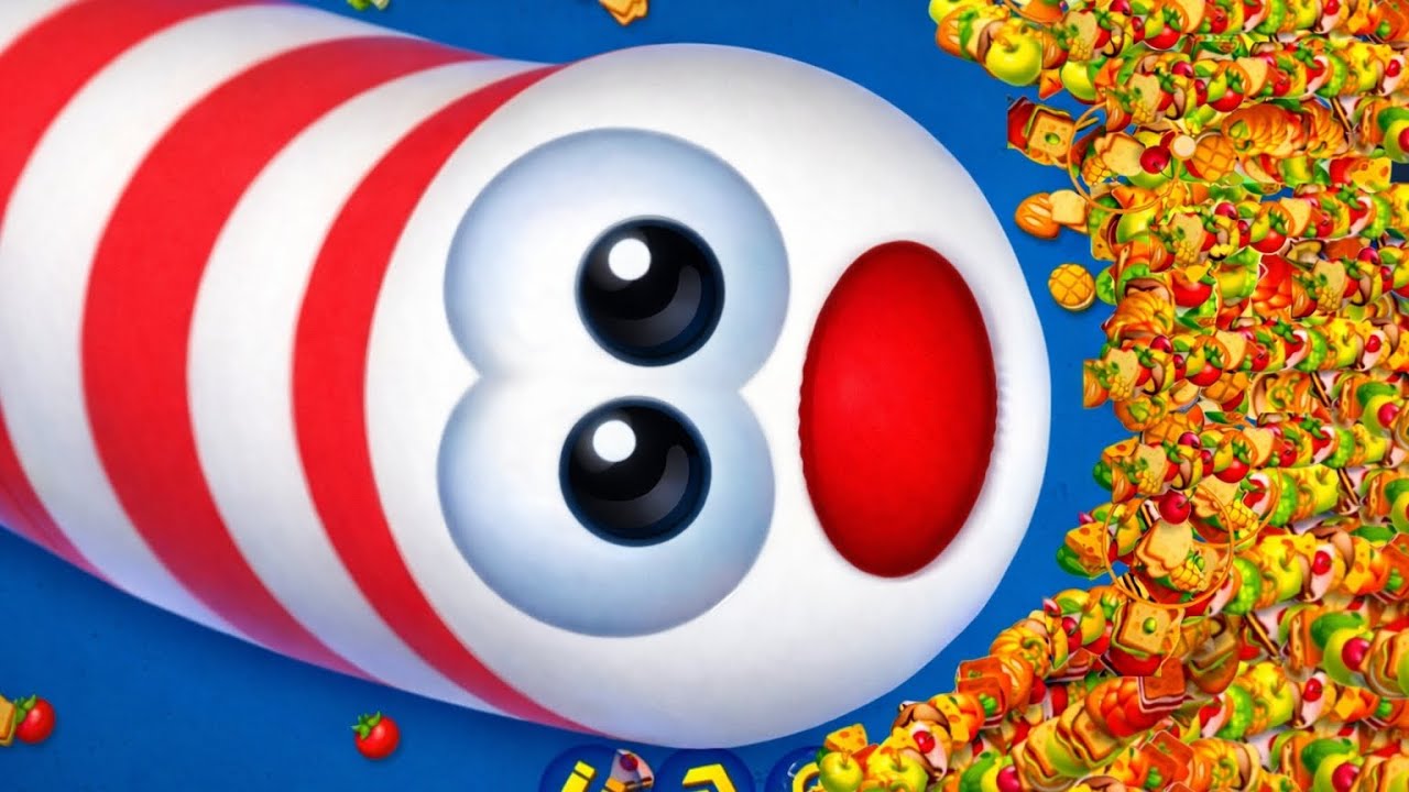 Wormzone best gameplay world's biggest score 😱😱#games #wormszone #like #gameplay #wormszoneio 