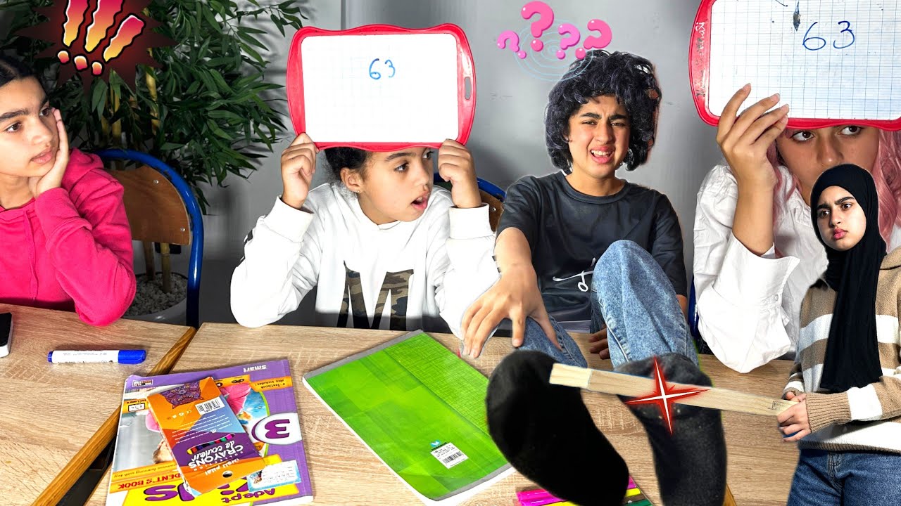 ميساء وميرا انتقمو من براهيم في يوم الامتحان‼️