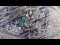 Burj khalifa   platform inspection top of the spire andy veall