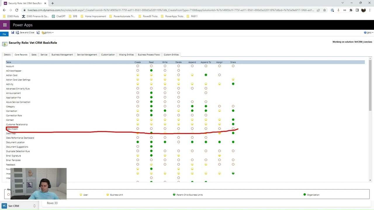 Remove these (Flow, Run Report, Excel Templates, Export and Import Excel) buttons from MDA