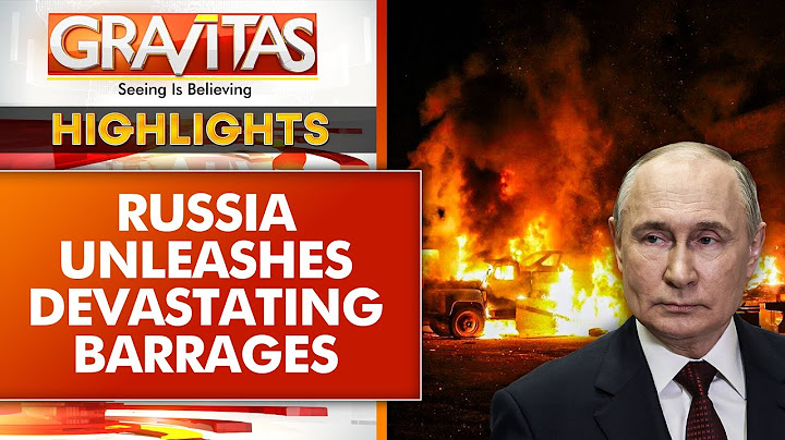 Russia-Ukraine War: Russian Drone Strike Damages Kharkiv Military Office | GRAVITAS Highlights