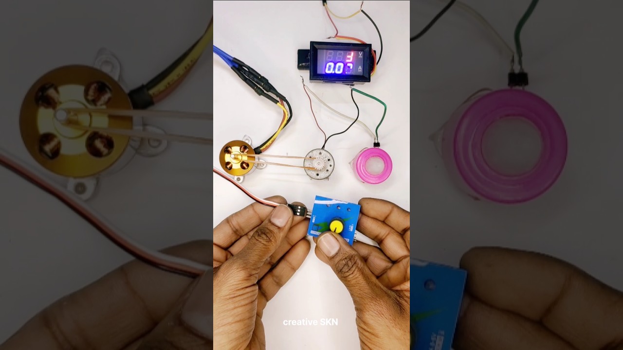 How to use BL DC motor| Electronic project| # viral