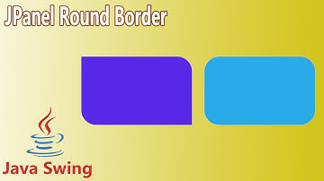 Java Swing - Rounded JPanel Border