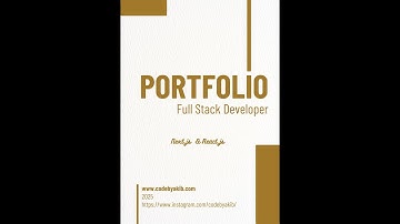 My Next.js & React.js Portfolio | Tailwind CSS & shadcn/ui Showcase