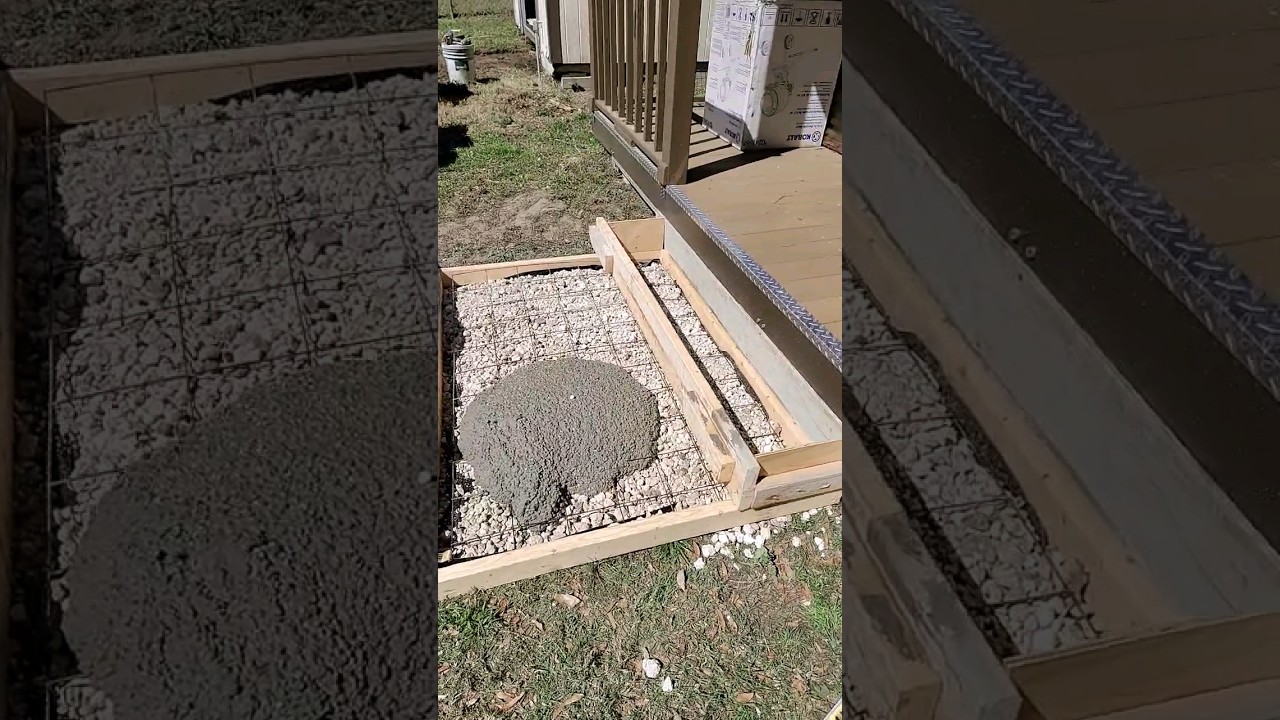 How To Make A Step With Concrete