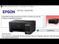 Troca da almofada de tinta da impressora Epson esta no final L3110 L3150