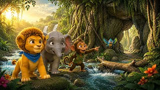 Leo and the Hidden Jungle Rescue 🦁🌴 | Kids 3D Adventure Movie