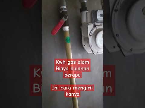 Berapa tagihan kwh gas alam dan cara mengiritnya #kwh #gasalam #pgn