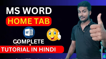 #msword:- Home Tab Complete Tutorial in Hindi || #msword Tutorial For Beginners in Hindi ||