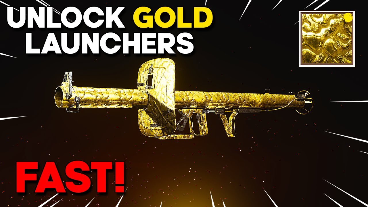 GOLD LAUNCHERS! Fastest Way To Get Gold Launchers in Call of Duty