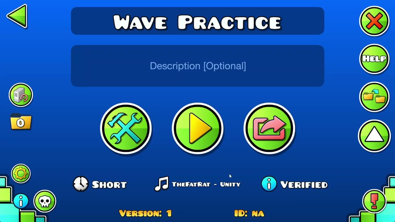 Wave Practise Level with Level-ID