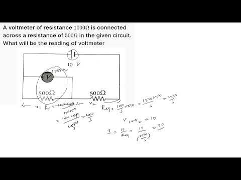 A voltmeter of