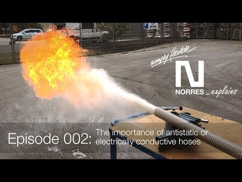 NORRES explains... Why are antistatic hoses so important - video from NORRES