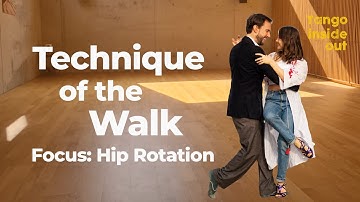 Technique of the Walk: About Hip Rotation, Projection & Close Embrace | Tango Intermediate #dance