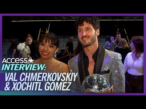 Val Chmerkovskiy & Xochitl Gomez Are 'Really Happy' After 'DWTS' Win