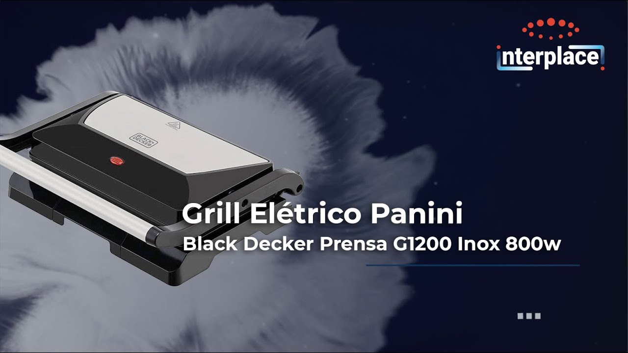 Grill Tipo Prensa Sanduicheira Black Decker Bandeja Coletora