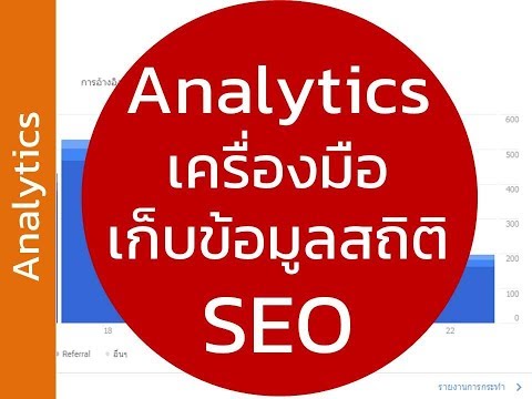 บทเรียน SEO EP3 ทำความรู้จัก Google Analytics เครื่องมือวิเคราะห์เพื่อรวบรวมสถิติเว็บไซต์ |  SEO
