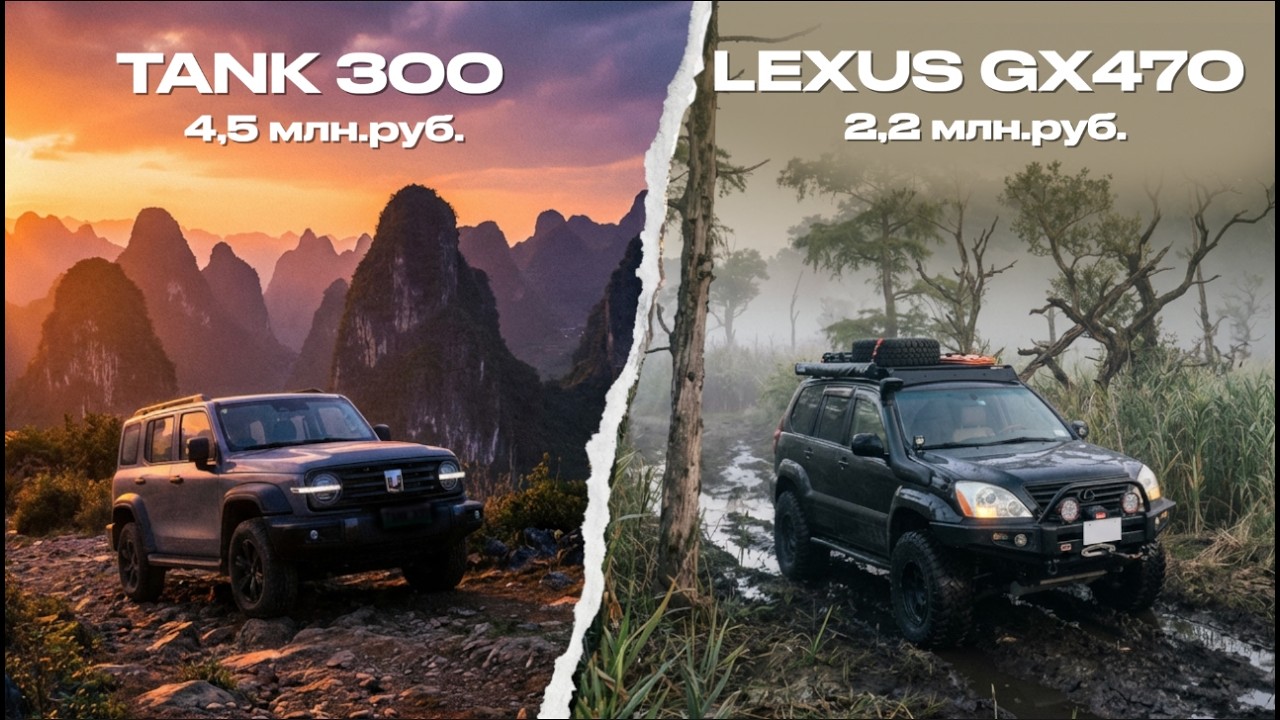 Что лучше в путешествии? // Tank 300 или Lexus GX470/Prado 120