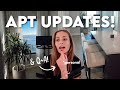 apartment progress!! & *VERY* personal Q&A || VLOG