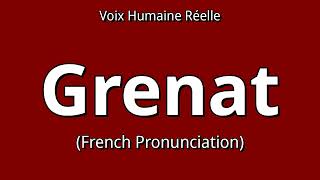 👉 How To Say "Maroon" in French | "Grenat" (Pronunciation)