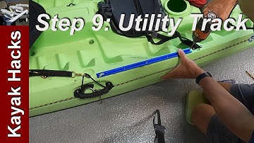 Fishing Kayak Setup for Beginners - Step 9 - DIY Kayak Gear Track