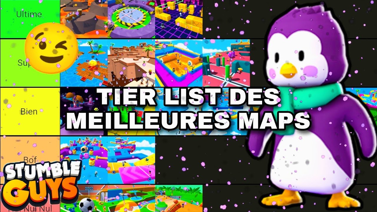 Create a Todos os mapas do stumble guys Tier List - TierMaker