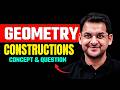 Geometry Constructions | Concept &amp; Question | Maths Olympiad | Abhay Sir | VOS