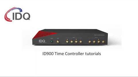 ID900 Time Controller coincidence filter configuration editor tutorial