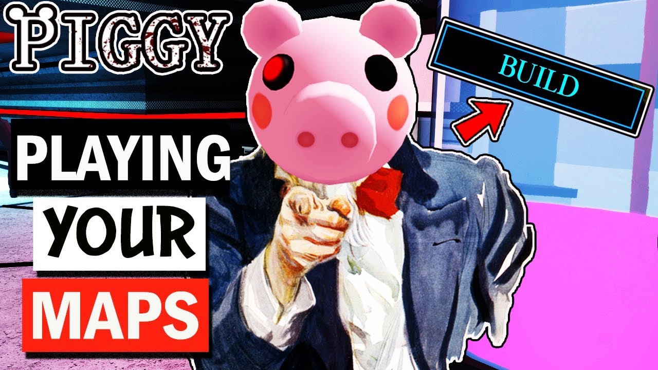 Playing Piggy Maps Built By You Guys Piggy Build Mode In Roblox Youtube - karina and ronald playing roblox piggy
