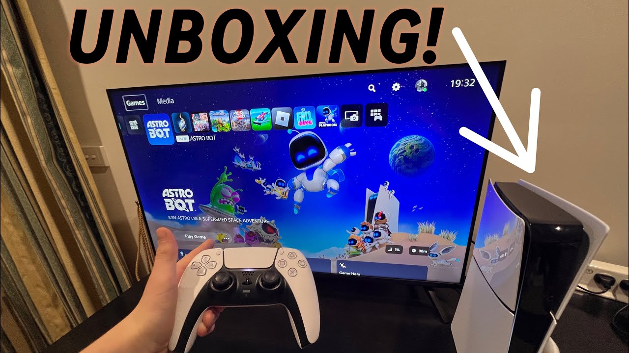 I GOT THE PS5 SLIM DISC DRIVE ASTROBOT EDITION!