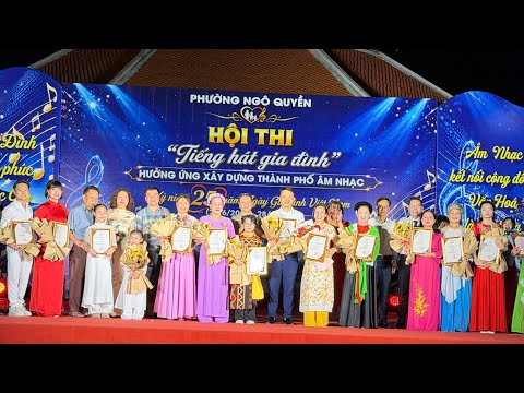 Tiết mục xuất sắc đạt giải Nhất của gia đình em Nguyễn Hoàng Trung Kiên – học sinh lớp 5A1, Trường Tiểu học Nguyễn Thượng Hiền tại Hội thi “Tiếng hát gia đình Phường Ngô Quyền” năm 2026