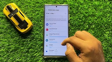 How to Enable/Disable Allow Data Usage While Data Saver Is On For An App Samsung Galaxy S24 Ultra