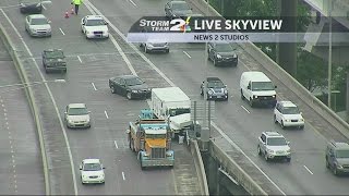 Ravenel Bridge lane closures following vehicle collision