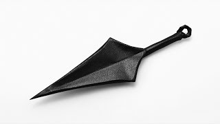 Origami Ninja Kunai Knife Flicker Papercraftsquarecom