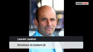Laurent Laudren, entraîneur de Gadsem (29/09 à Paris Vincennes)