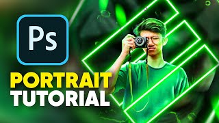 Neon light Portrait Editing Tutorial in Photoshop screenshot 4