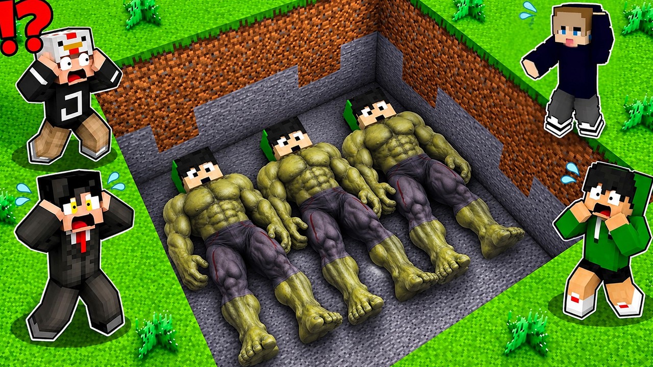 WE FOUND the Scariest Buried HULK ESONI in MINECRAFT