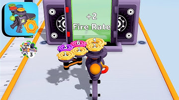 Gear Gun Run ​- All Levels Gameplay Android,ios (Part 11)