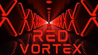 Journey through the Red Vortex - An Immersive visual experience - Red Tunnel Video