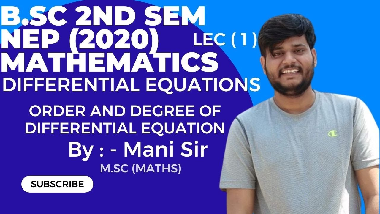 order-and-degree-of-differential-equation-by-mani-sir-youtube