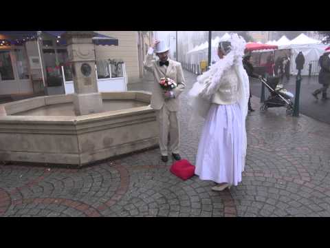 Déambulation marché de Noël de Vauréal, promotion Feydeau