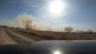 Mutual aid Kanopolis grass fire approach