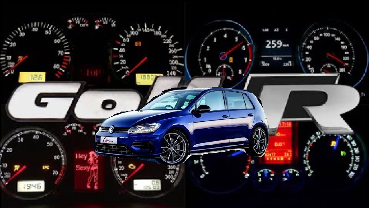 Volkswagen Golf R Acceleration Battle (2002-2022) - YouTube
