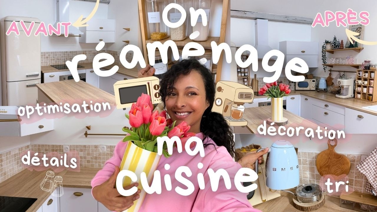 Avant/ Après : j’ai transformé ma cuisine pour la rendre plus cosy 🌸🎀