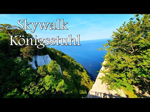 Auf dem Skywalk über den Königsstuhl (Rügen, Ostsee)