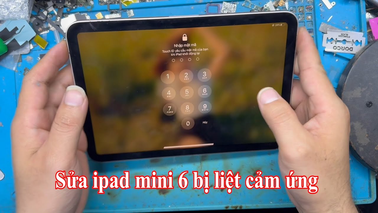 Sửa ipad mini 6 bị liệt cảm ứng / Fix ipad mini 6 touch screen not ...