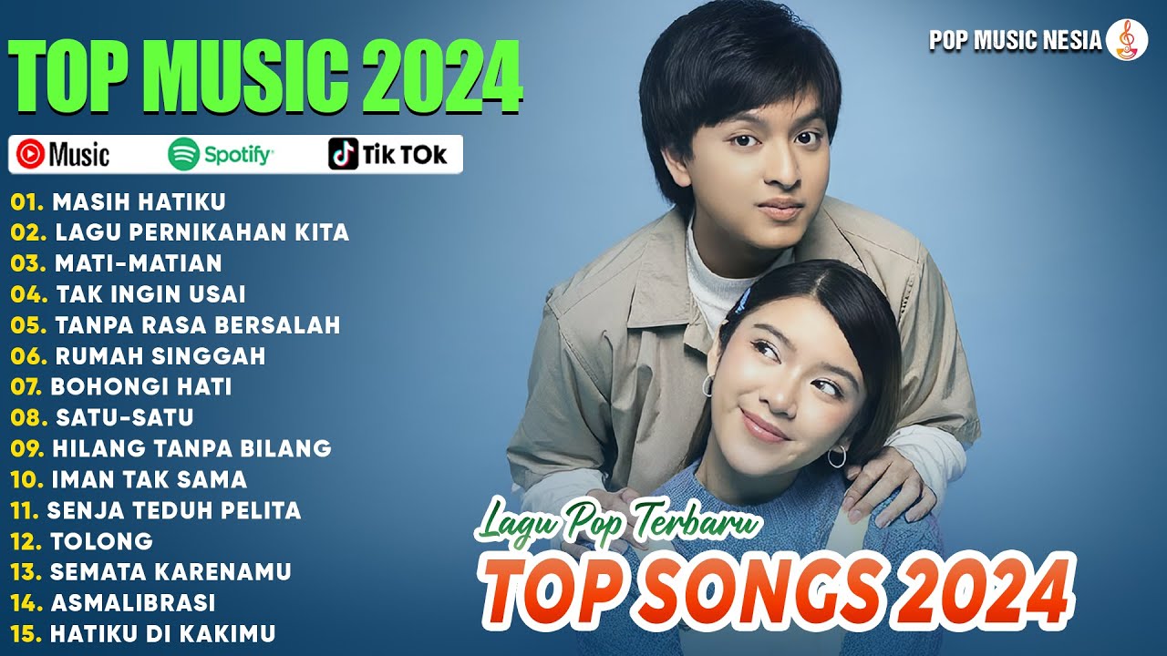 Arsy Widianto, Tiara Andini, Mahalini - Spotify Top Hits Indonesia 2024 | Lagu Pop Indonesia Terbaru